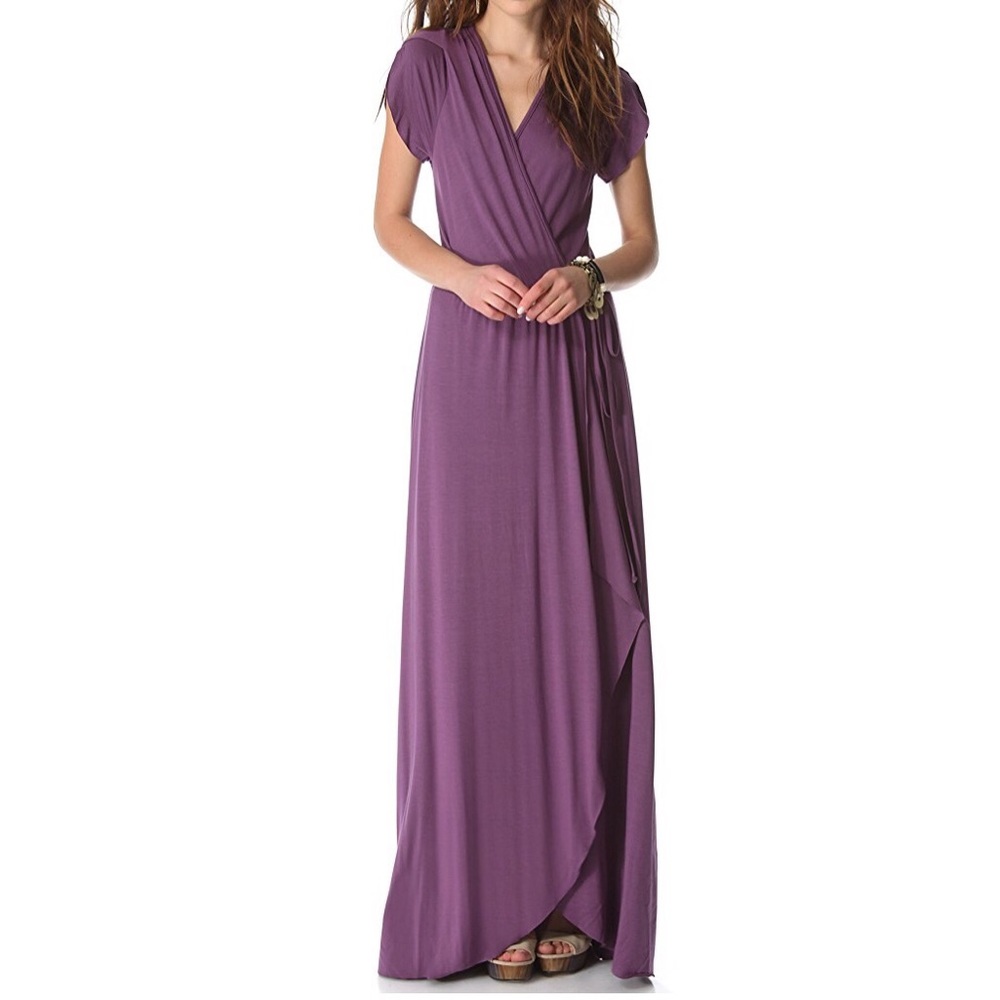 NWT Rachel Pally Maxi Dress Purple Soft Flowy Long